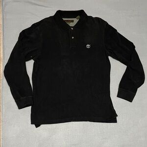 Y2K Timberland Rugby Polo Long Sleeve Shirt Size M Casual Workwear Activewear